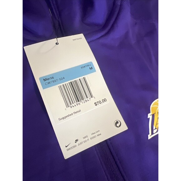 MEDIUM South Bay Lakers G League Nike Pullover Zip Sweatshirt - Picture 2 of 7